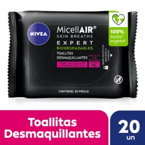 Toallitas Desmaquillantes Nivea Micellair Black x20un
