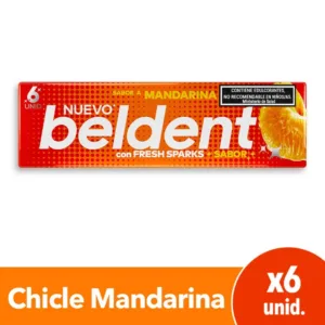Chicle Beldent Mandarina 10gr