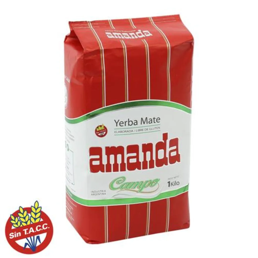Yerba Mate Amanda Con Palo Campo 1Kg