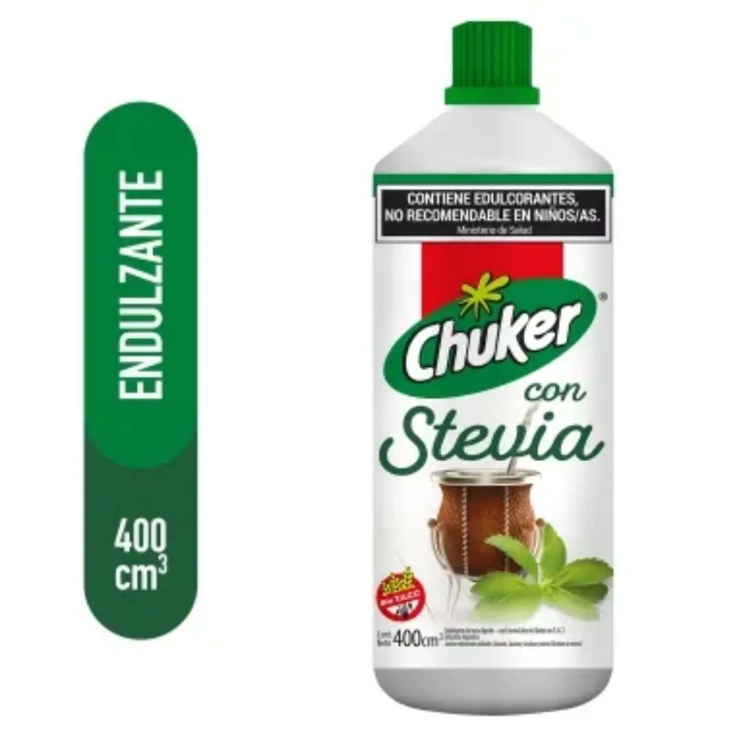 Edulcorante Chuker Stevia Liquido 400ml