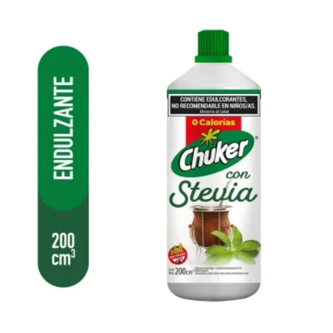 Edulcorante Chuker Stevia Liquido 200ml