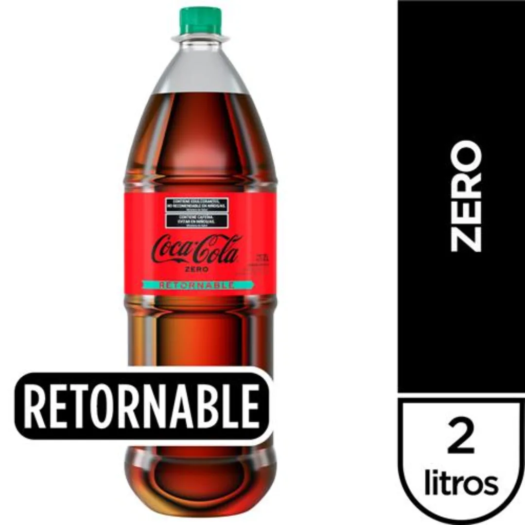 Coca-Cola Zero Retornable 2L