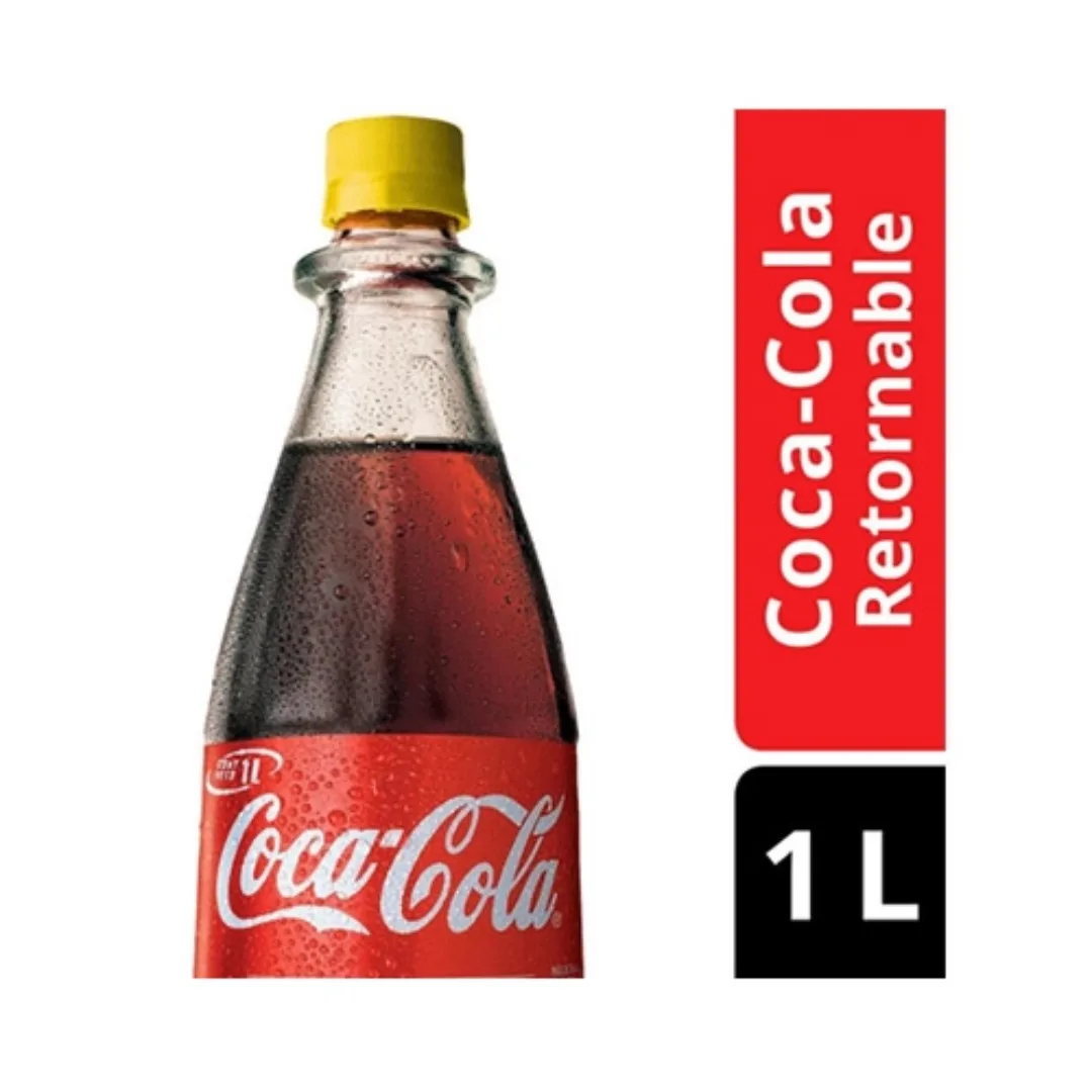 Coca-Cola Zero Vidrio 1L
