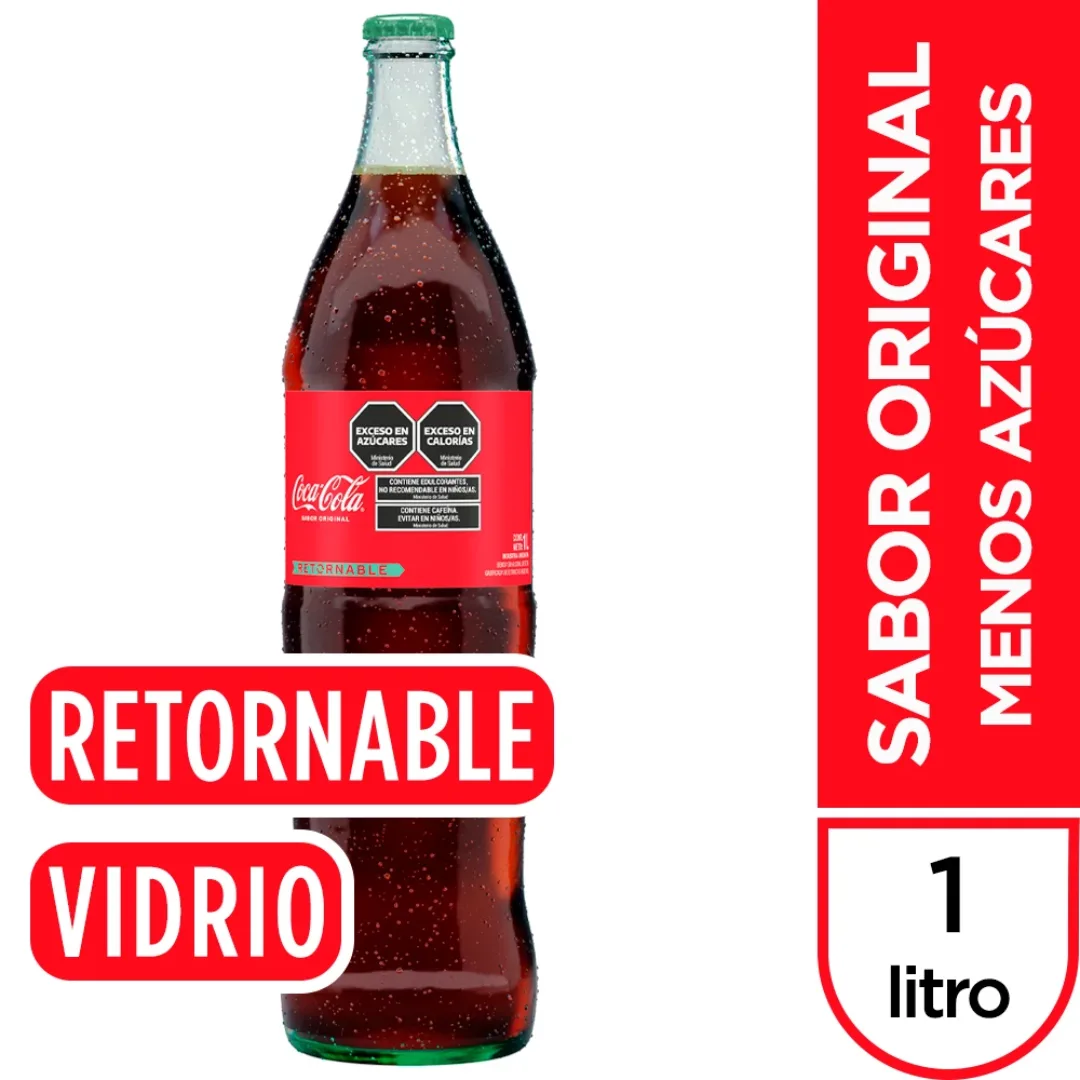 Coca-Cola Original Vidrio 1L