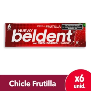 Chicle Beldent Frutilla 10gr