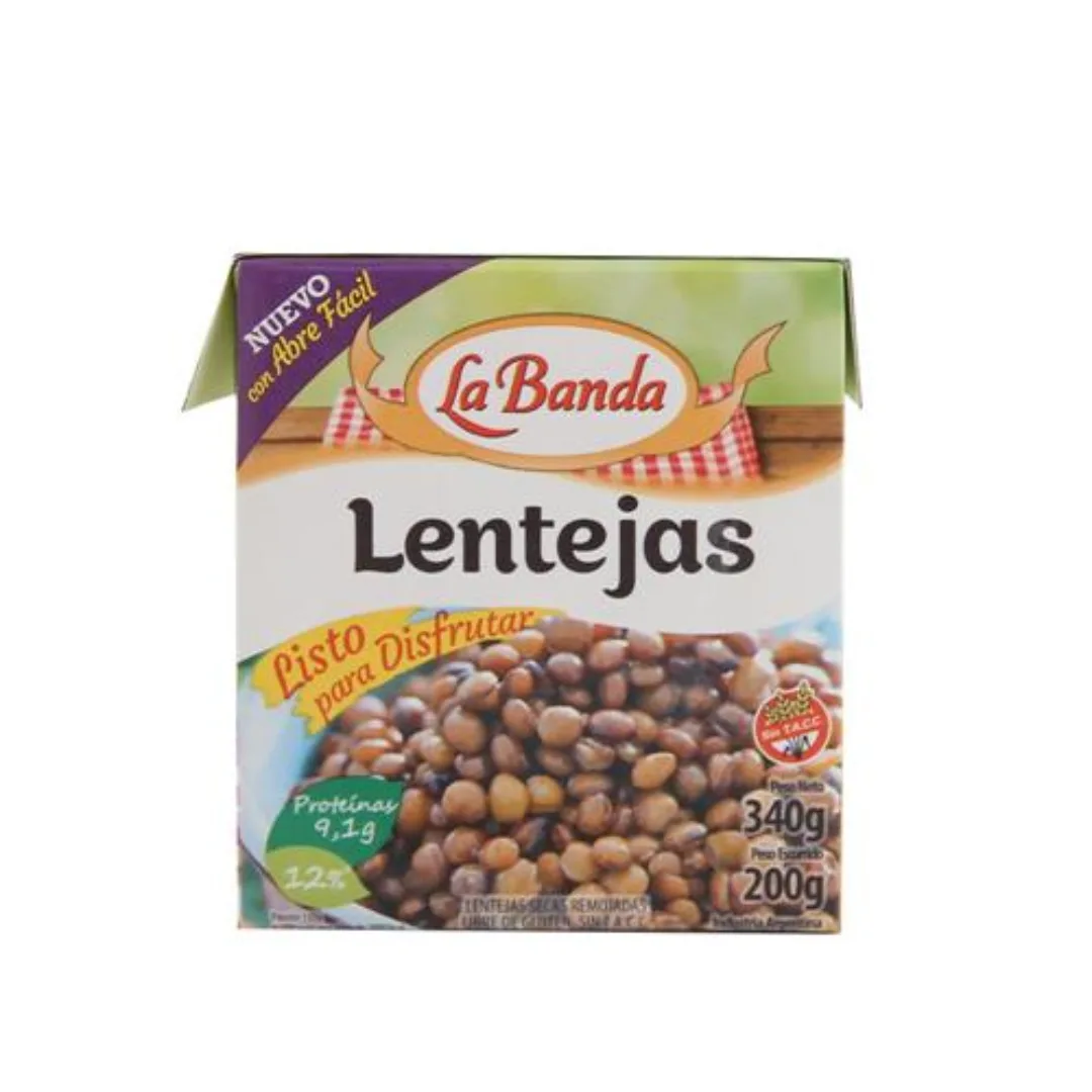 Lentejas Remojadas La Banda 340gr