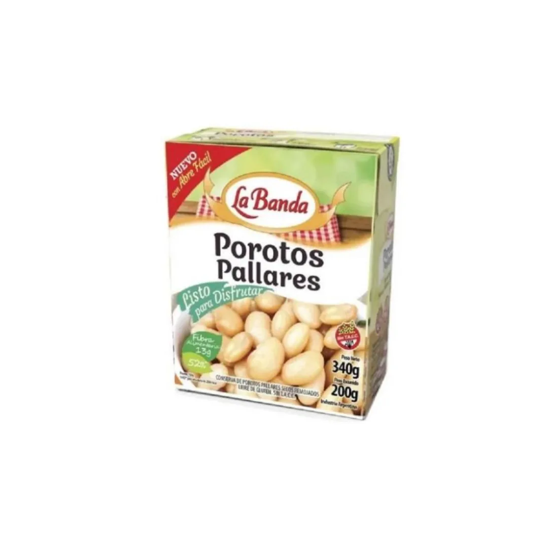 Porotos Pallares La Banda 340gr