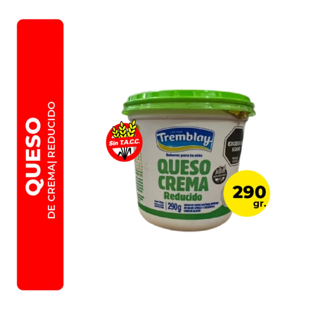 Queso Crema Reducido Trembalay 290gr