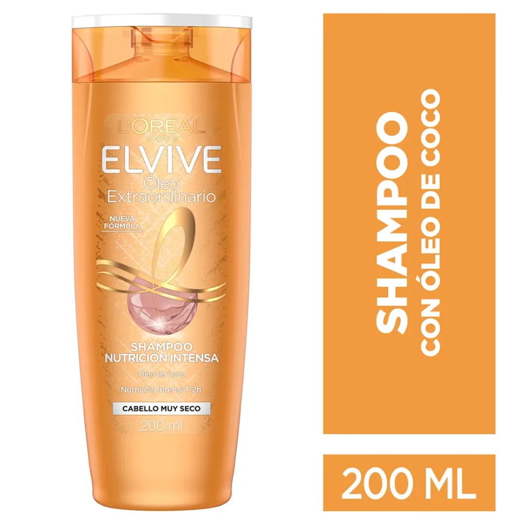 Shampoo Elvive Oleo Extraordinario Coco 200ml