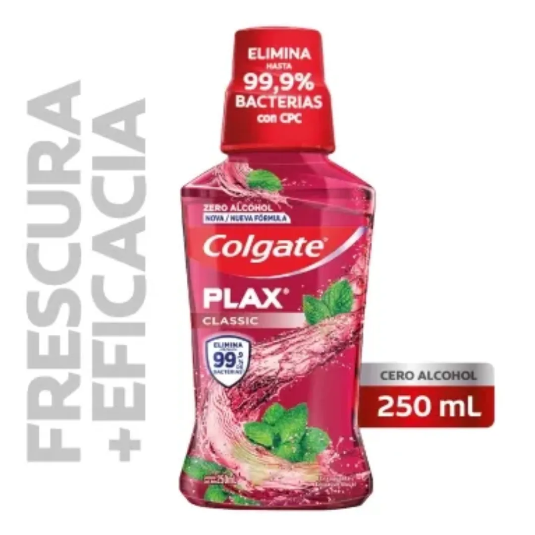 Enjuague Bucal Colgate Plax Clásico Con Flúor 250ml