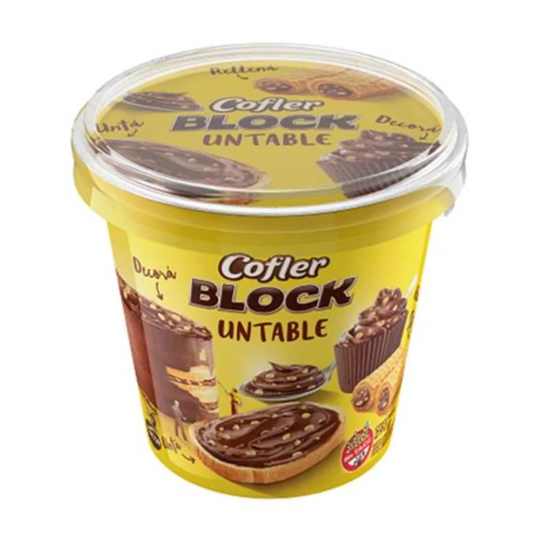 Relleno Untable Chocolate Con Mani Block 290gr