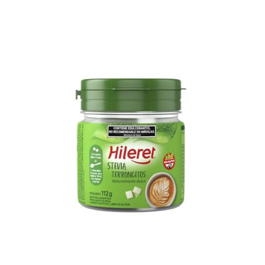 Endulzante Terroncitos Stevia Hileret 112gr