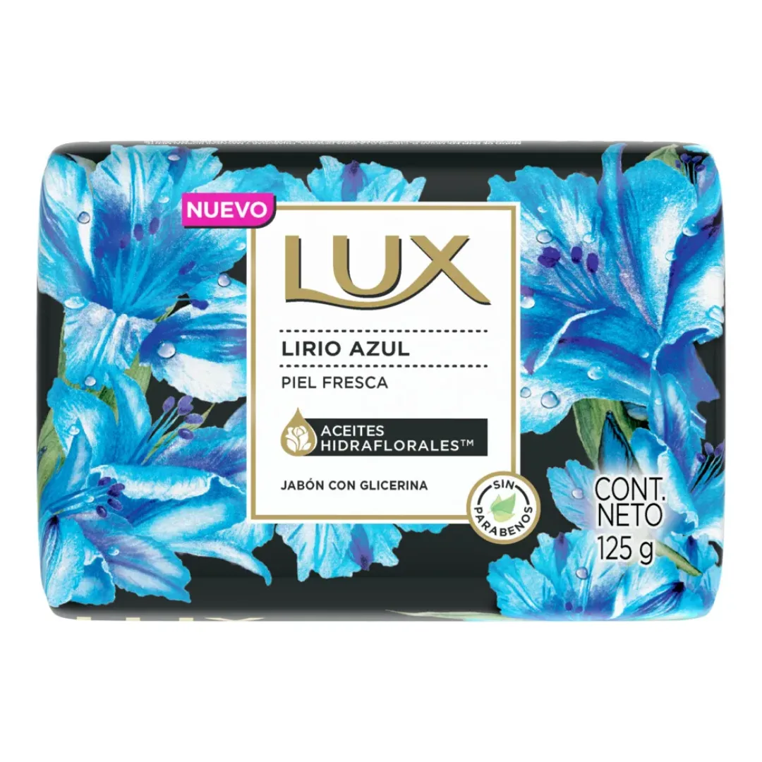 Jabon De Tocador Lux Lirio Azul 125gr