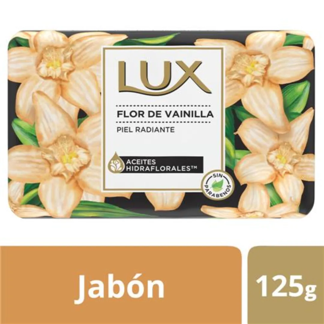 Jabón En Barra Lux Flor De Vainilla 125gr