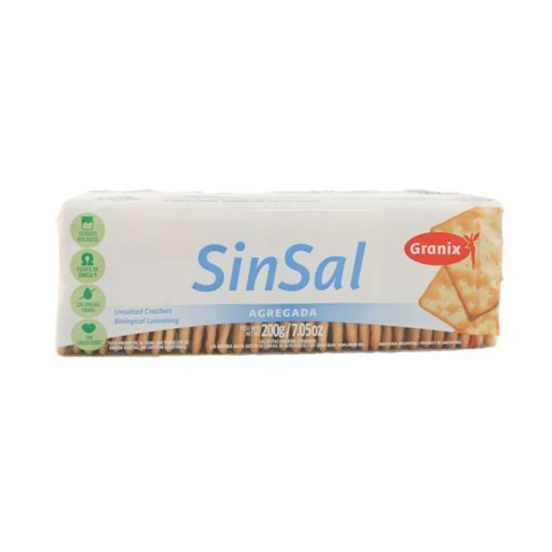 Galletitas Sin Sal Granix 200gr