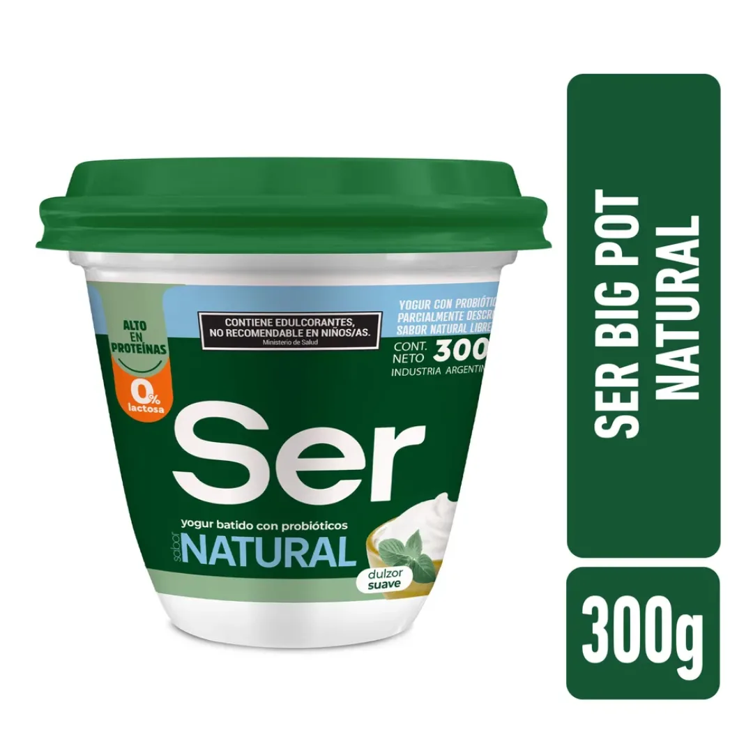 Yogur Batido sabor Natural Ser 300gr