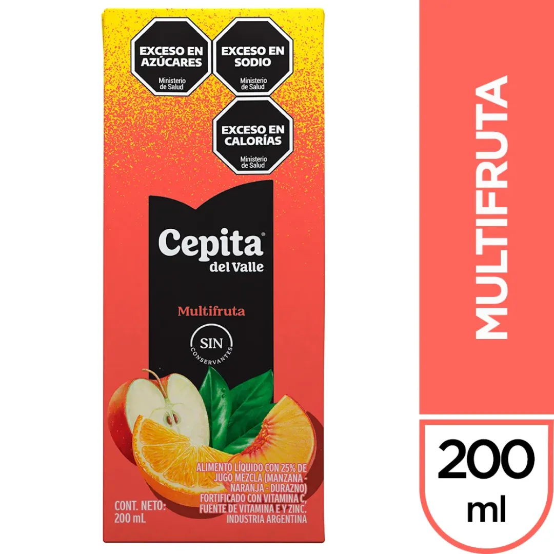 Jugo Cepita Del Valle Multifruta 200ml