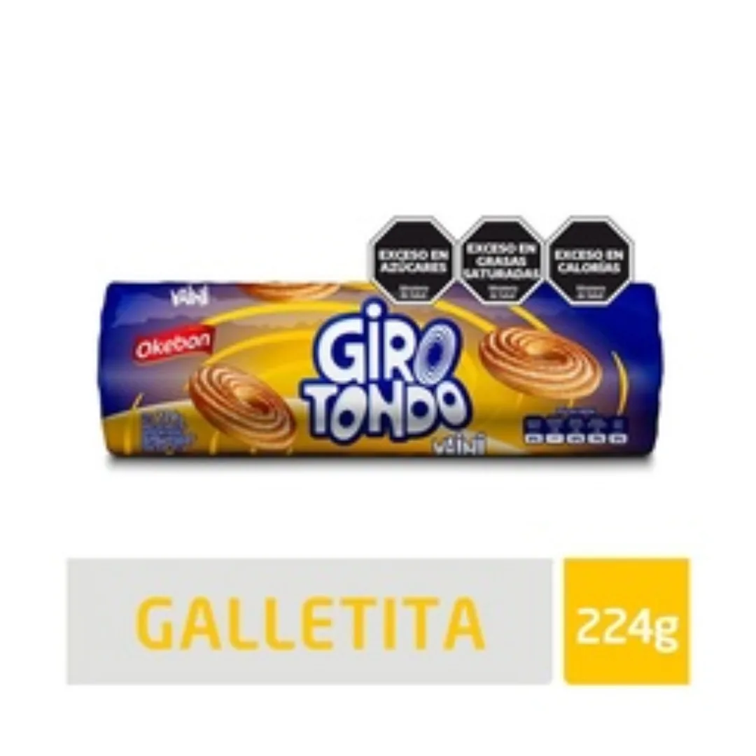 Galletitas Girotondo de Vainilla 224gr