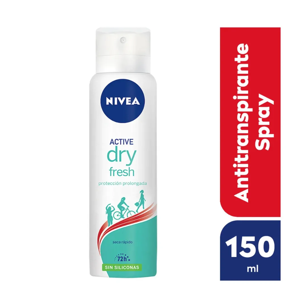 Desodorante Antitranspirante Femenino Nivea Dry Fresh Sin Siliconas 150ml