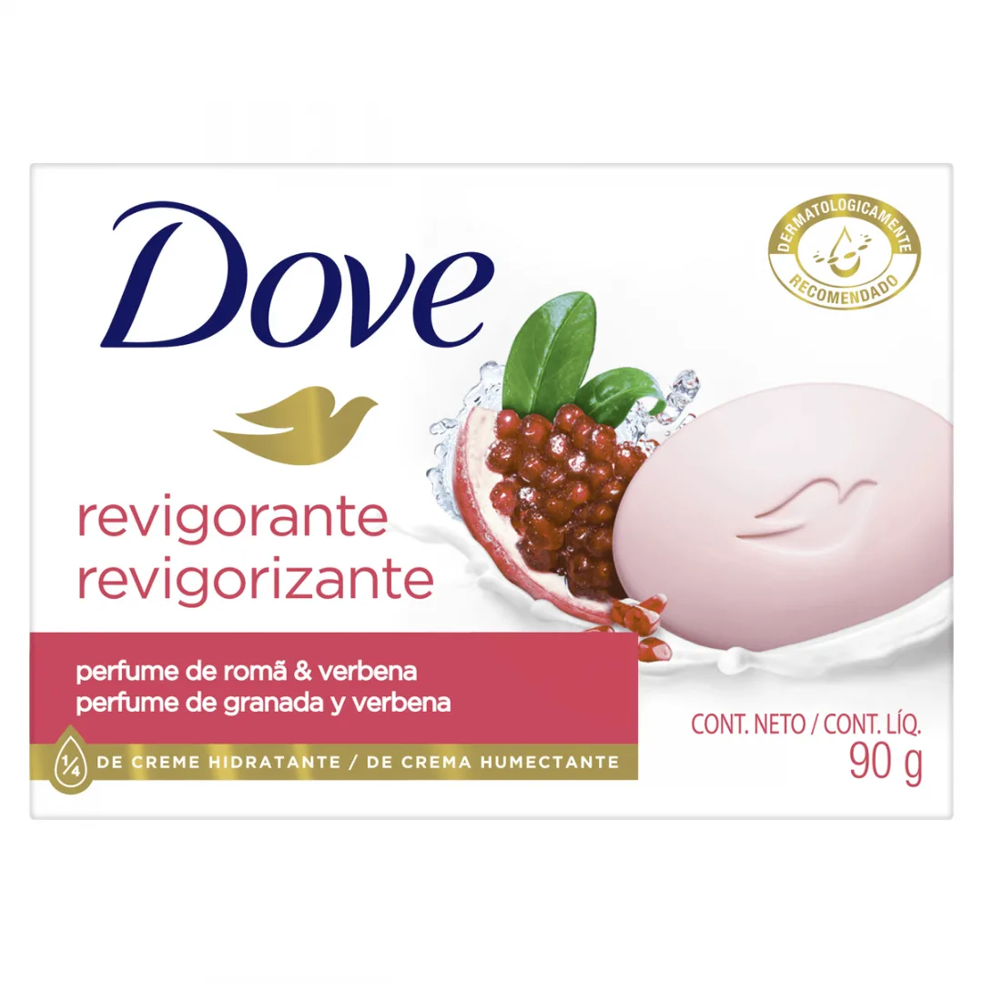 Dove Go Fresh Jabón en Barra Granada y Verbena de 90gr