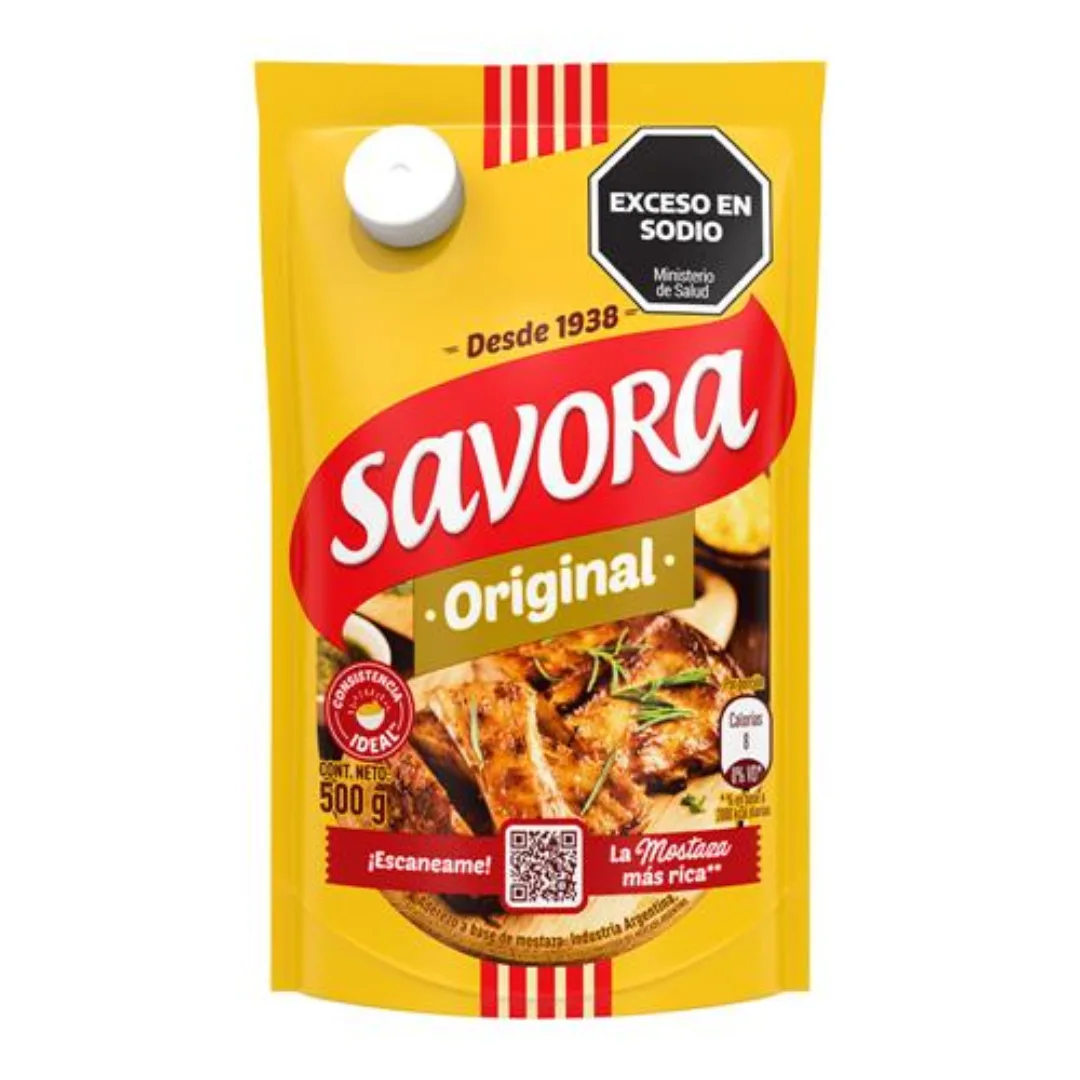 Mostaza Original SAVORA 500gr