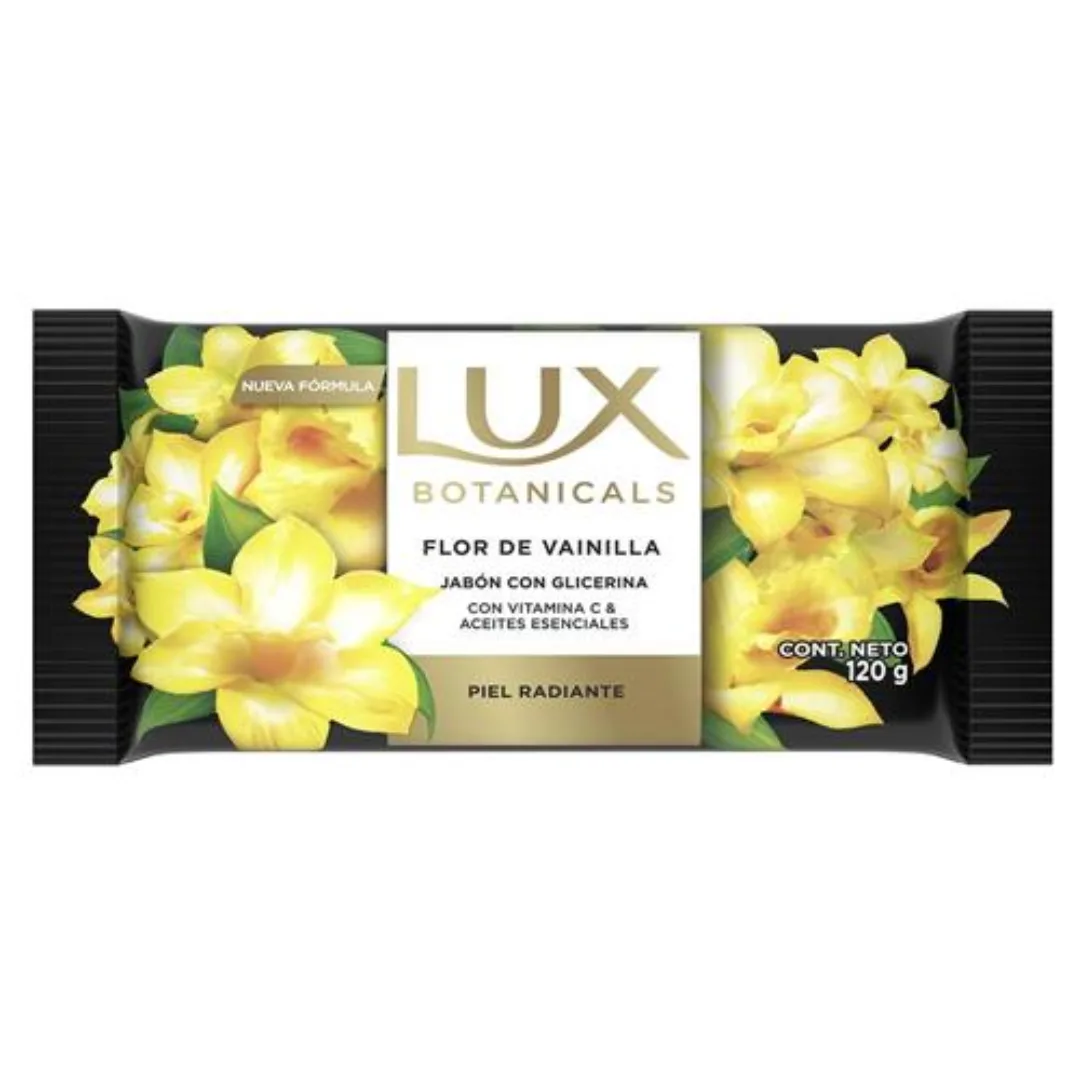 Jabón Glicerina Flor De Vainilla Lux 120gr
