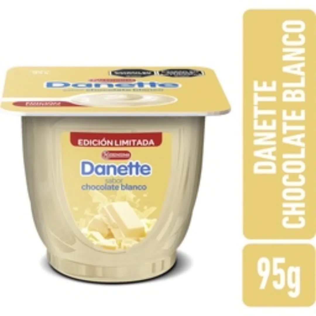 Postre Sabor Chocolate Blanco Danette 95gr