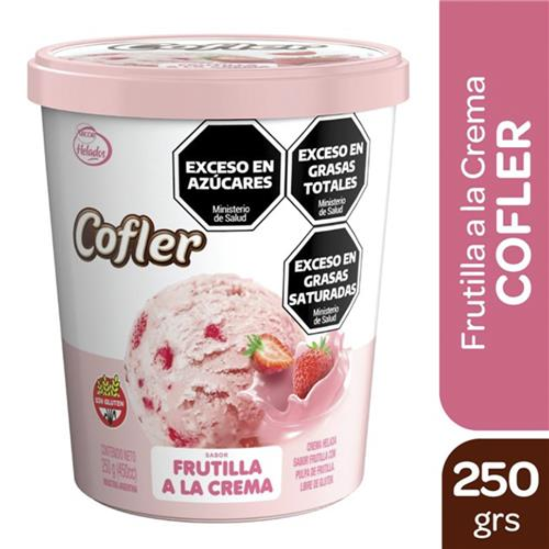 Helado De Fruta A La Crema Cofler 250gr