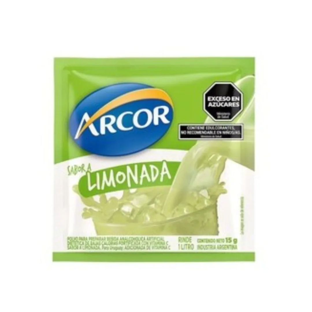 Jugo En Polvo Limonada Arcor 15gr