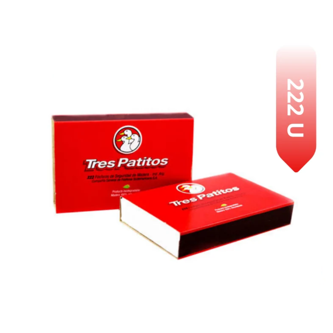 Fosforos Tres Patitos 222und