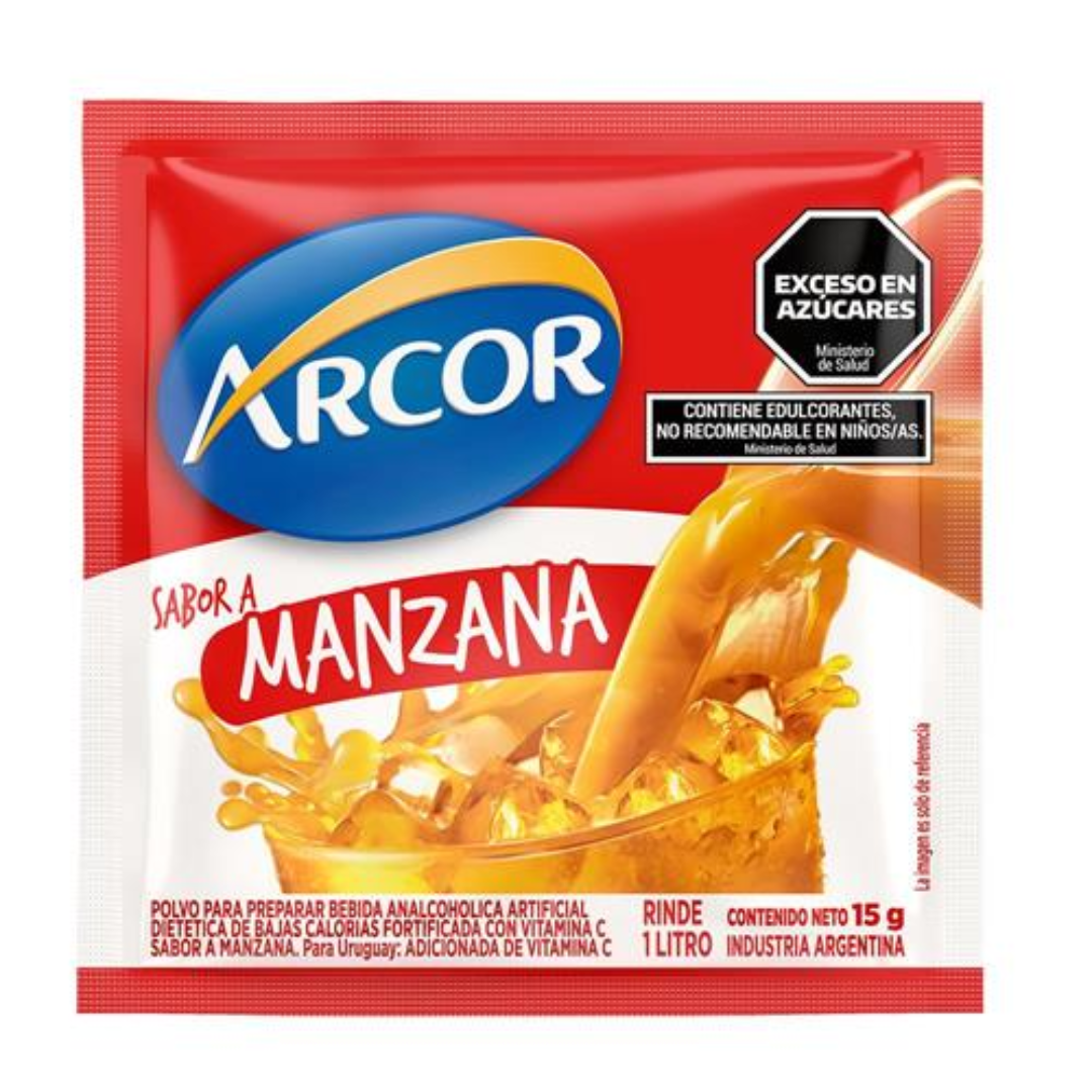 Jugo En Polvo Manzana Arcor 15gr