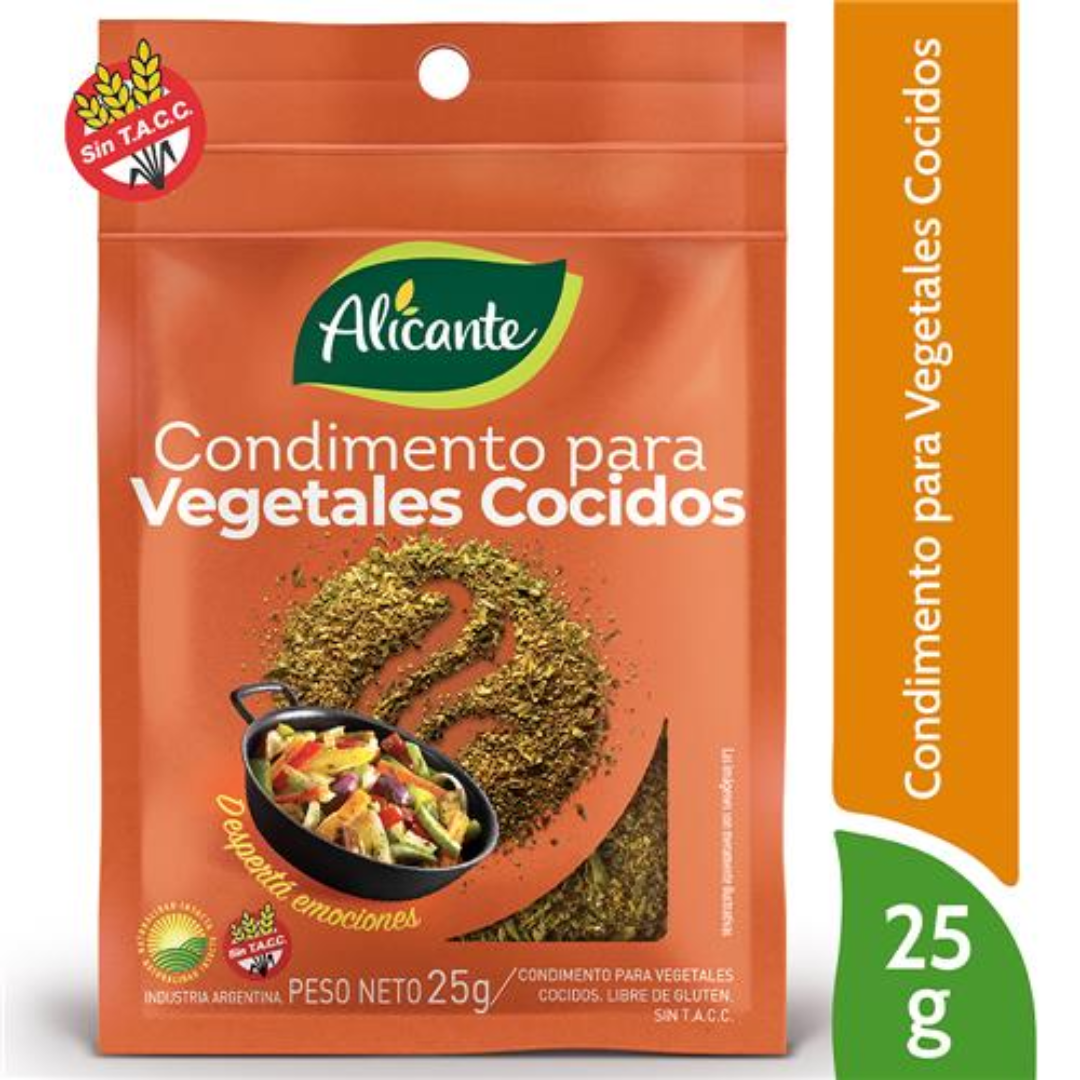 Condimento Para Vegetales Alicante 25gr