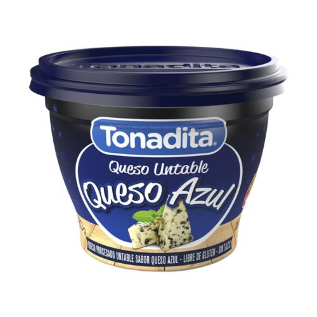 Queso Untable Sabor Queso Azul Tonadita 180gr