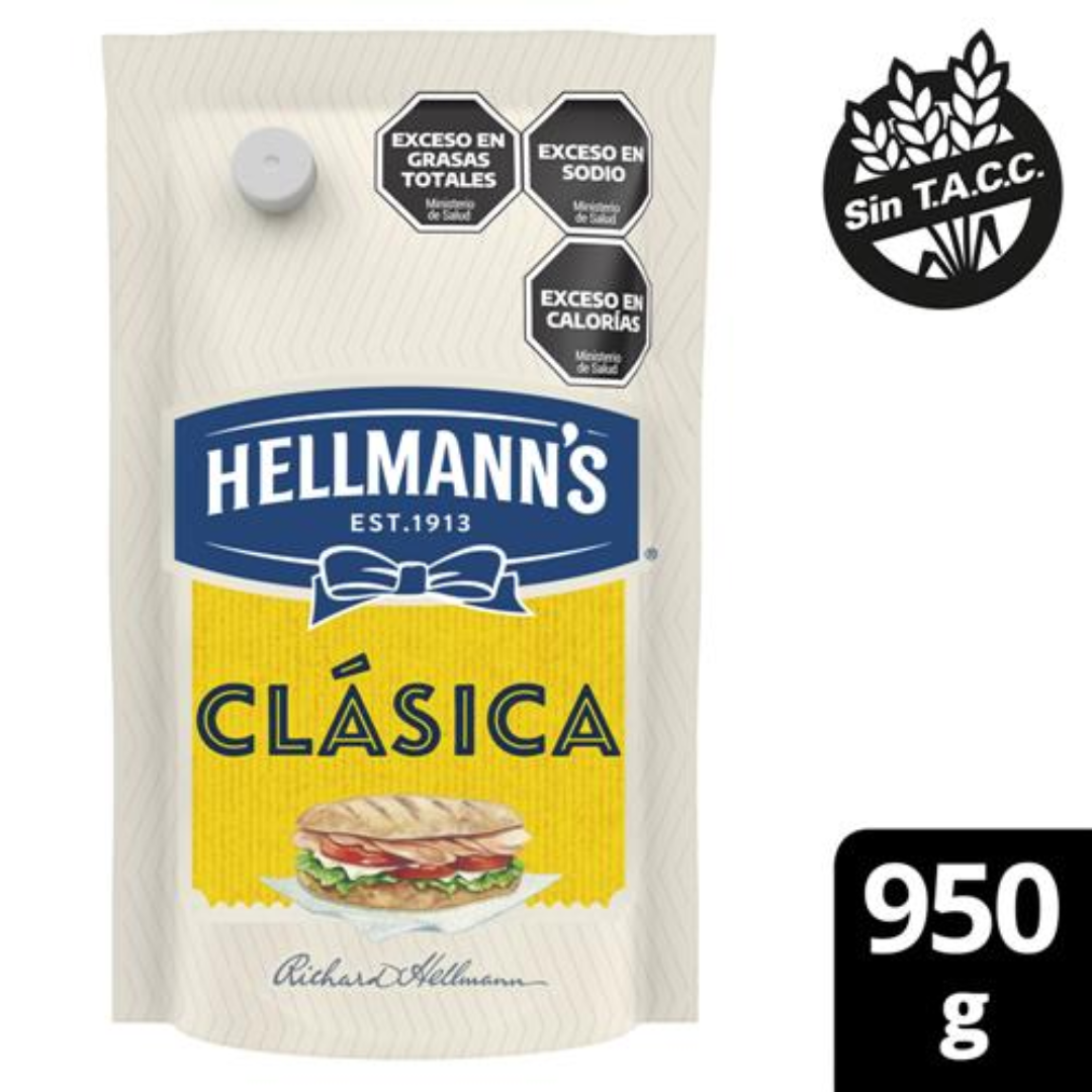 Mayonesa Clásica HELLMANNS 950gr