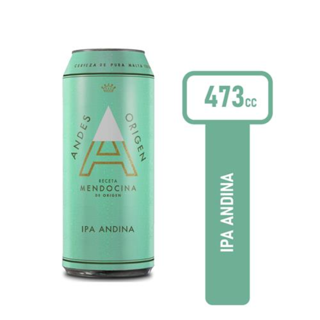 Cerveza IPA Andes Lata 473ml