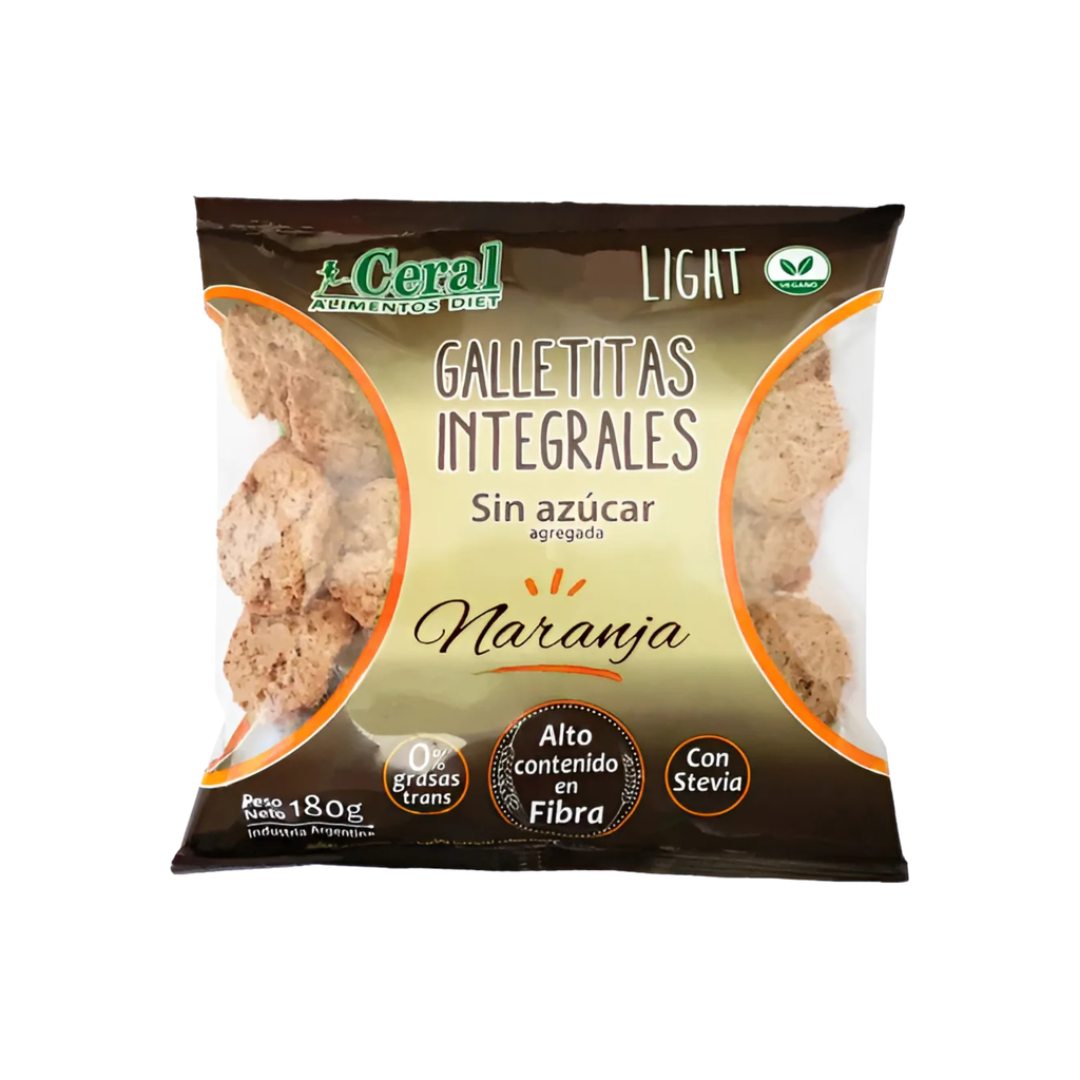 Galletitas Integrales de Naranja 180gr