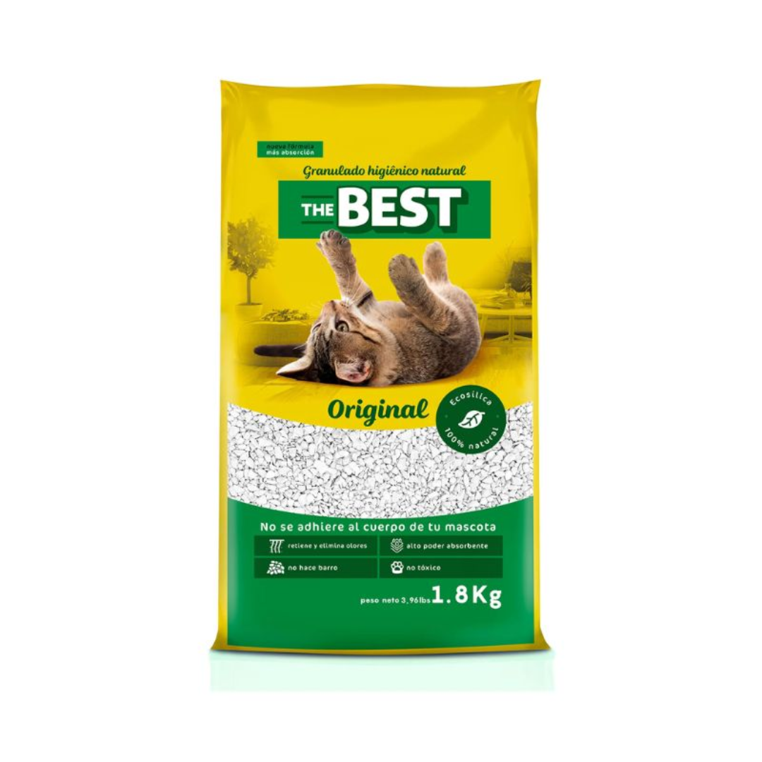 Piedras Sanitarias para Gatos The Best 1.8 kg