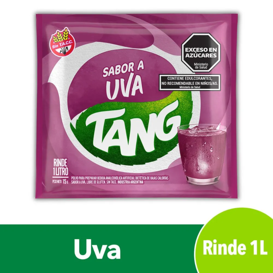 Jugo En Polvo En Polvo Tang Uva 15gr