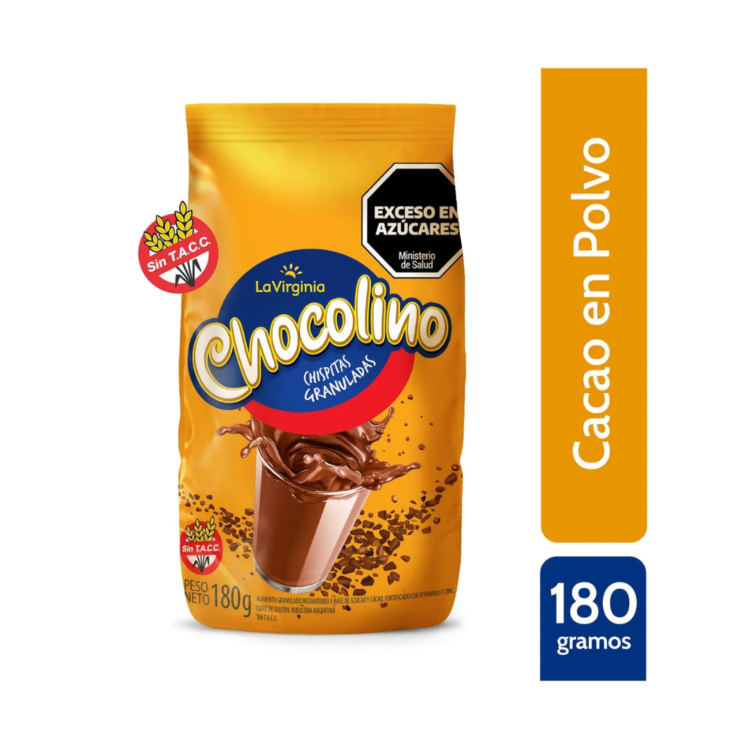 Cacao en polvo Chocolino bolsa 180gr