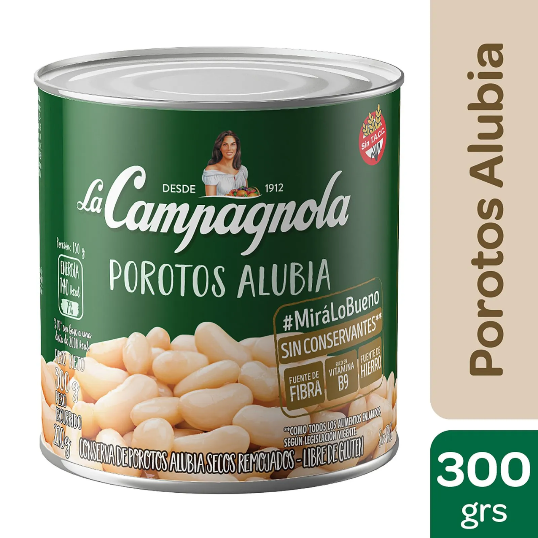 Porotos alubia La Campagnola 300gr
