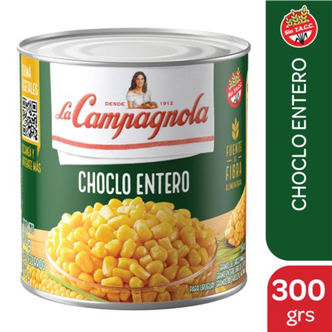 Choclo Entero Amarillo La Campagnola 300gr
