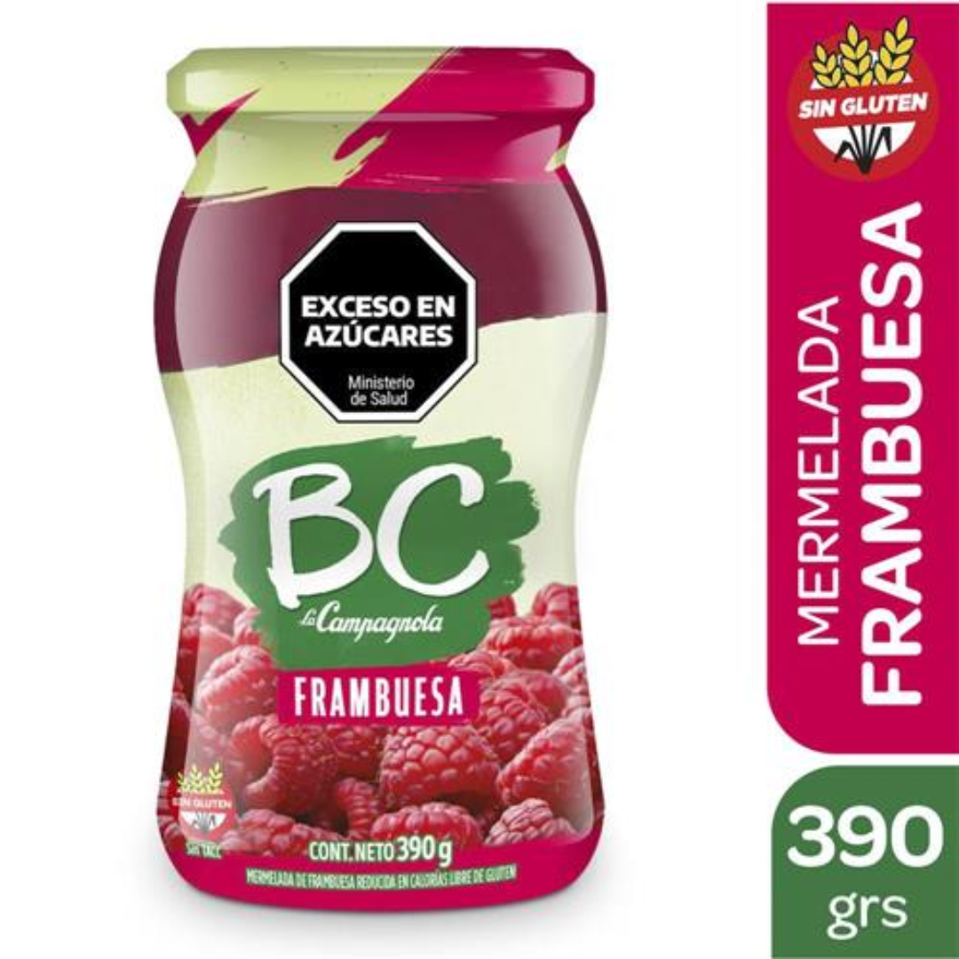 Mermelada De Frambuesa La Campagnola 390gr