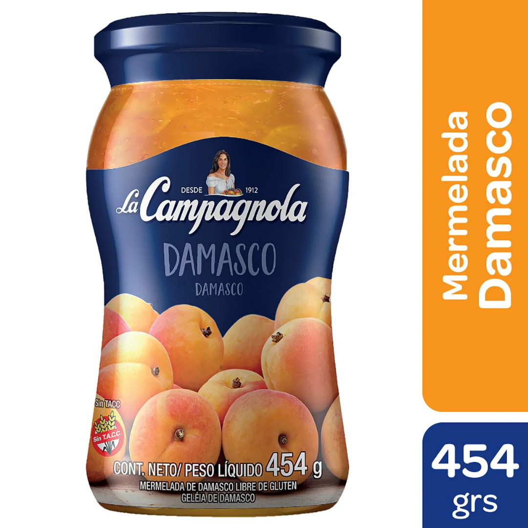 Mermelada La Campagnola Damasco 454gr