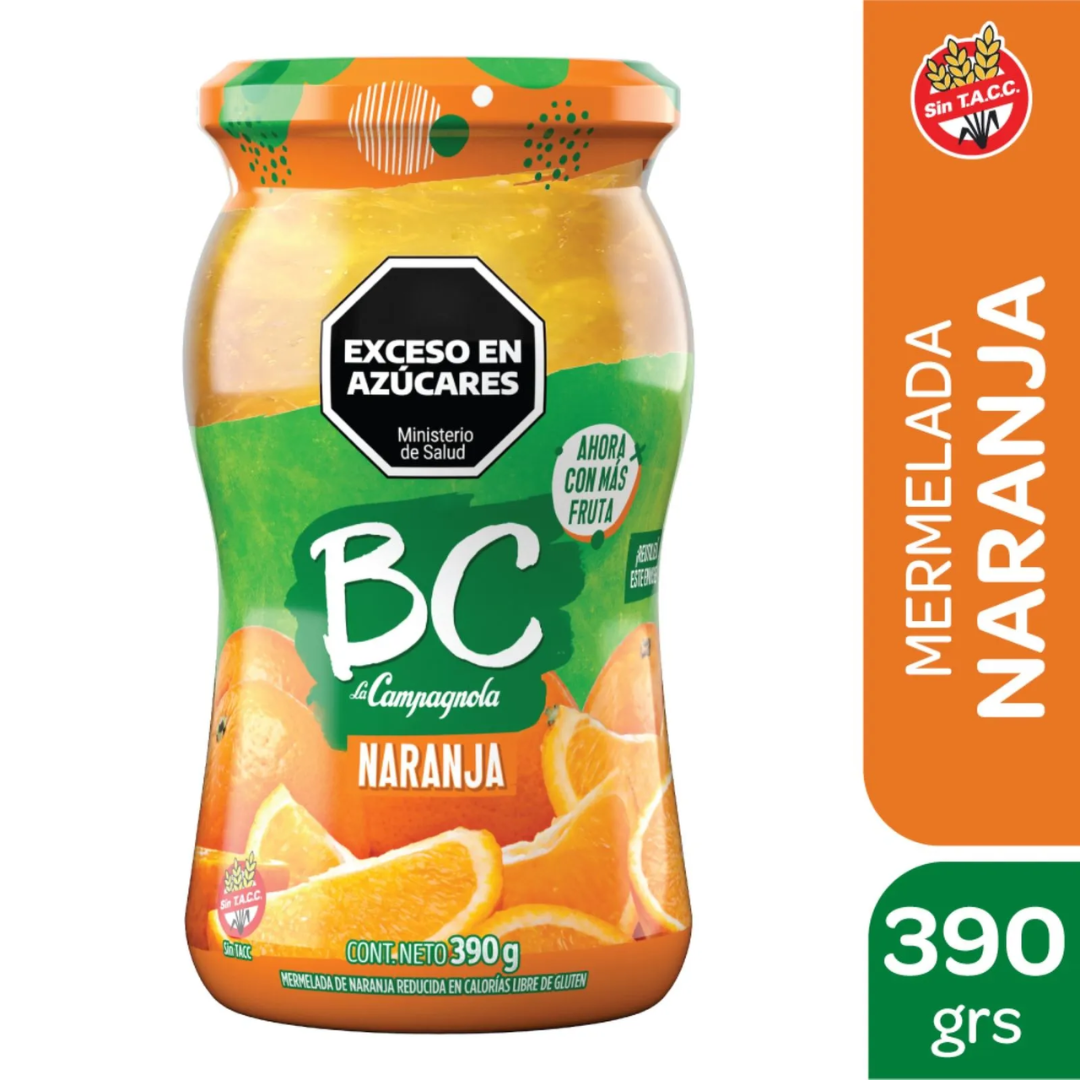 Mermelada La Campagnola BC Naranja 390gr