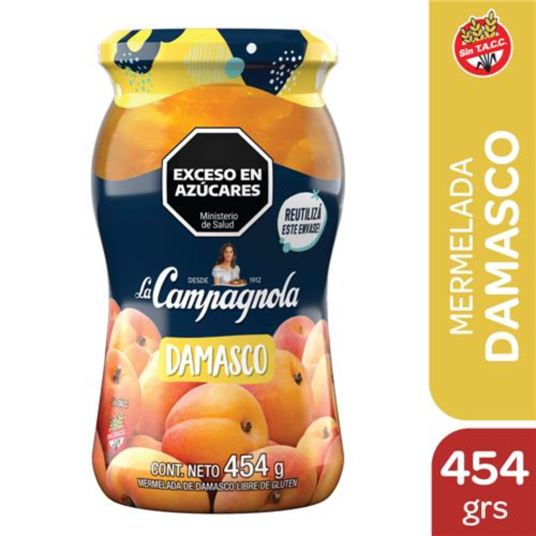Mermelada Damasco La Campagnola 454gr