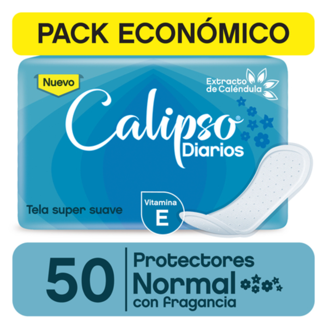 Protectores Calipso Normal con Calendula 50und