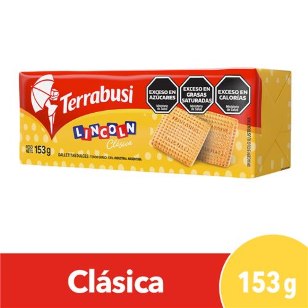 Galletitas Dulces LINCOLN Clásicas Terrabusi 153gr