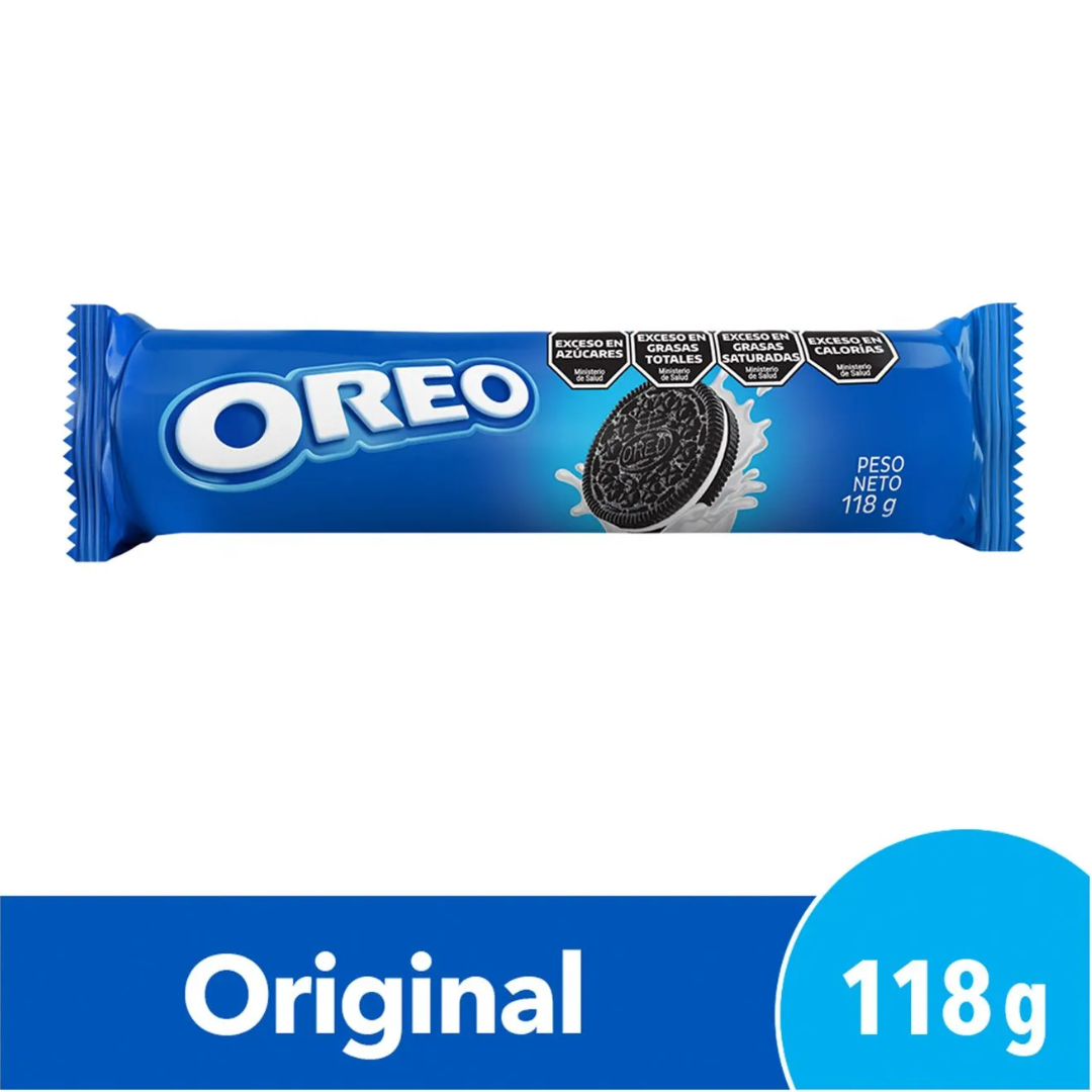 Galletitas Dulces Oreo Rellenas Con Crema 118gr