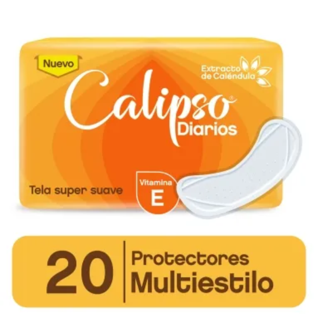 Protectores Diarios Calipso Multiestilo Con Extra Seda 20und