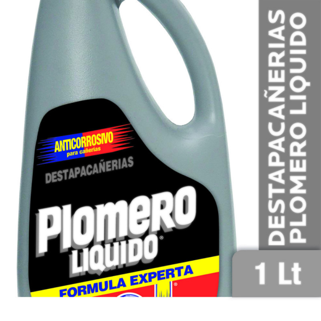 Destapa Cañerias Plomero Liquido 1L